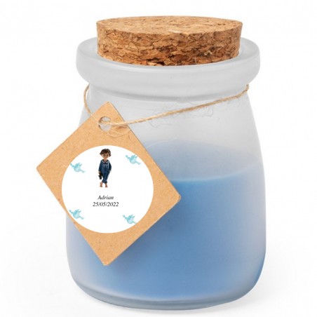 Vela De Vidro Aromática Personalizada Para Comunhão De...