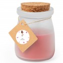 Vela de cristal aromática personalizada comunhão menina