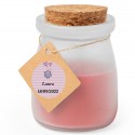 Vela aromática personalizada batizado menina