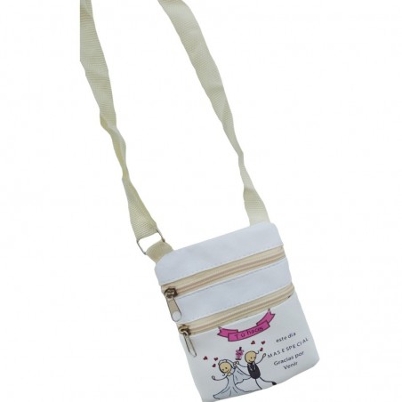 Bolsa ventilador flip flop conjunto de manicure bolsa espelho e caneta em saco kraft branco personalizado com adesivo