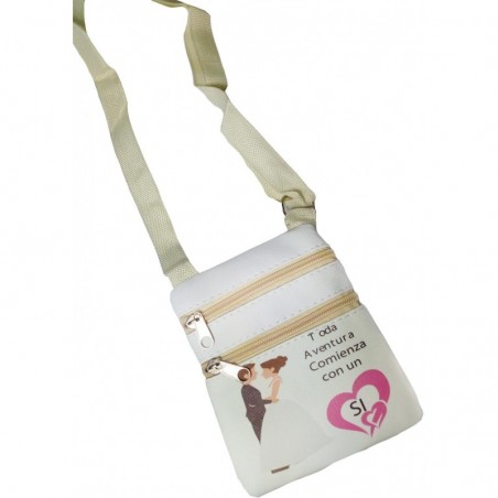 Bolsa ventilador caixa de costura conjunto de manicure bolsa espelho e caneta em saco kraft branco personalizado com