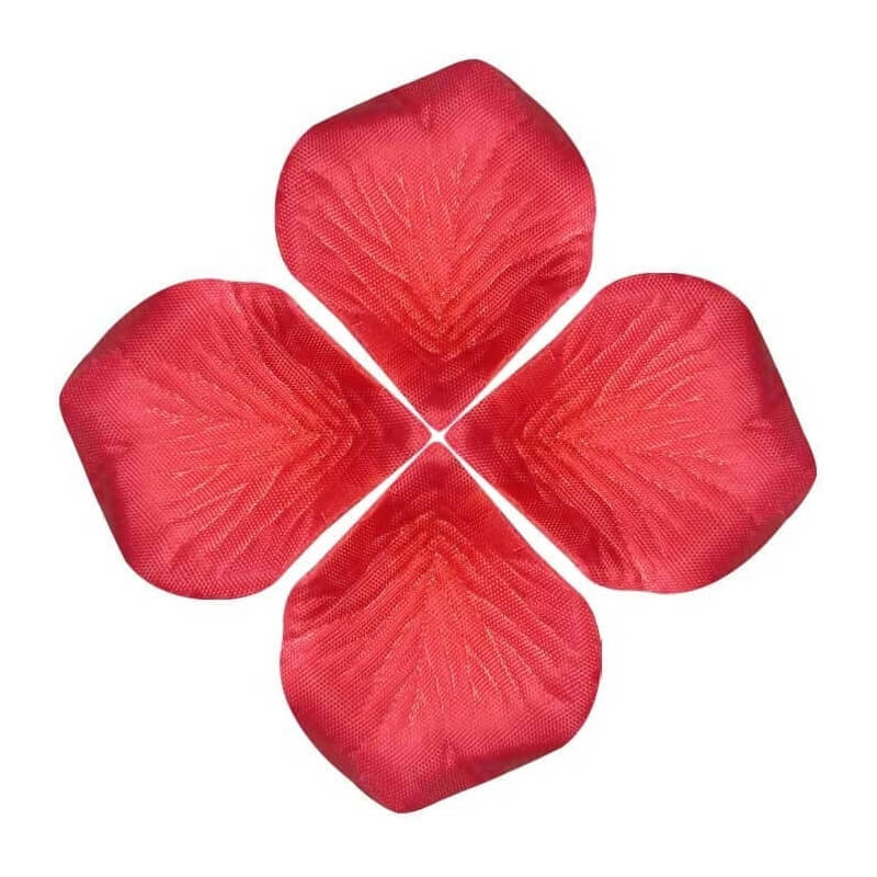 Pétalas de tecido rosa