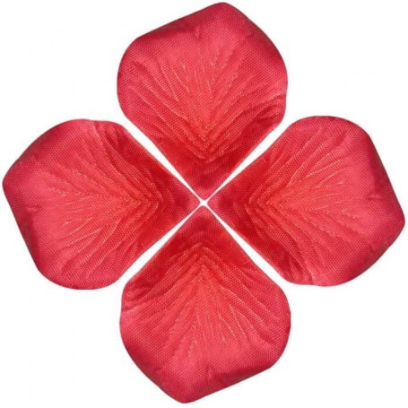 Pétalas De Tecido Rosa