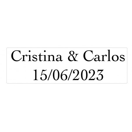 Leque bolsa e caneta em caixa flamenco personalizada com nome e data
