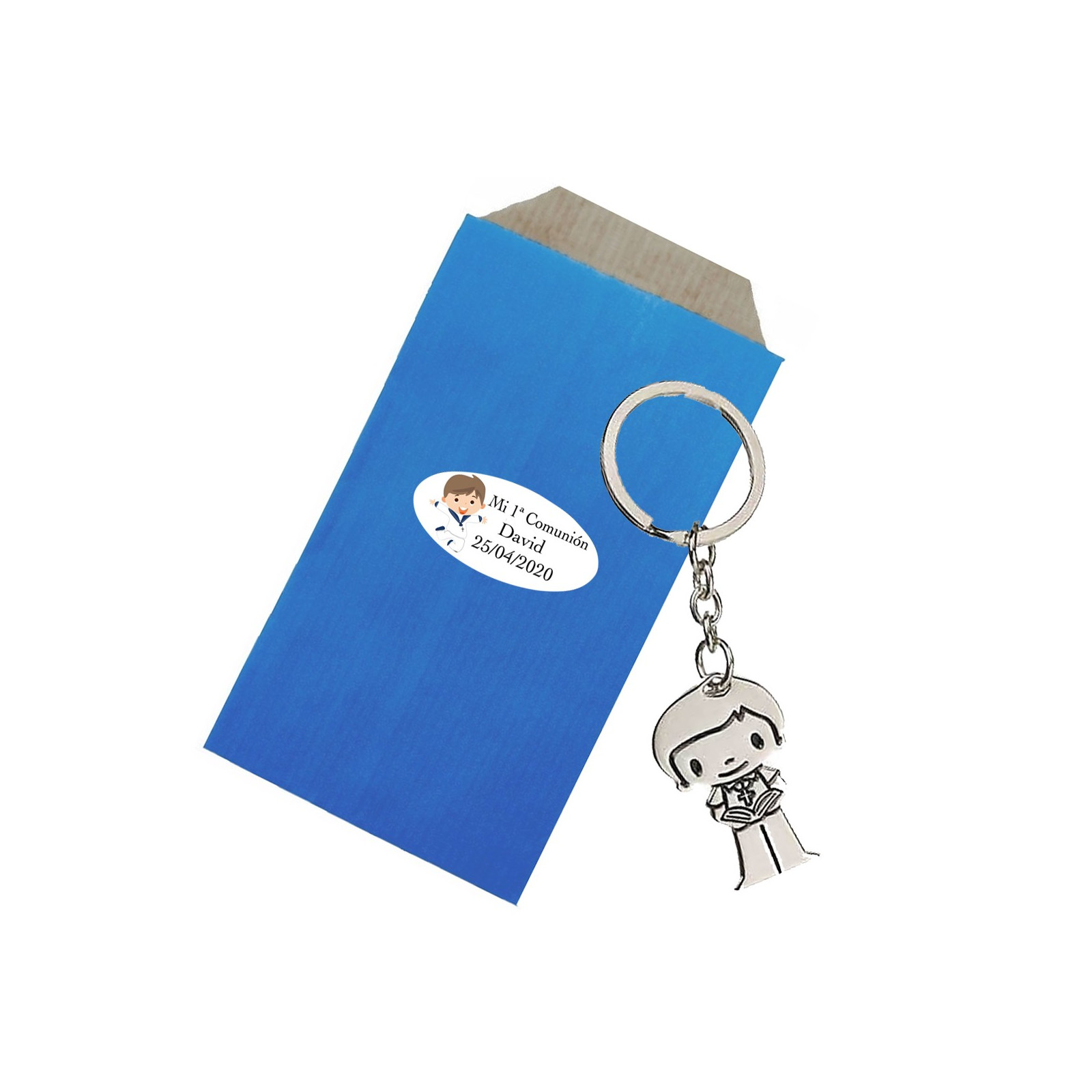 Chaveiros personalizados para primeira comunhão