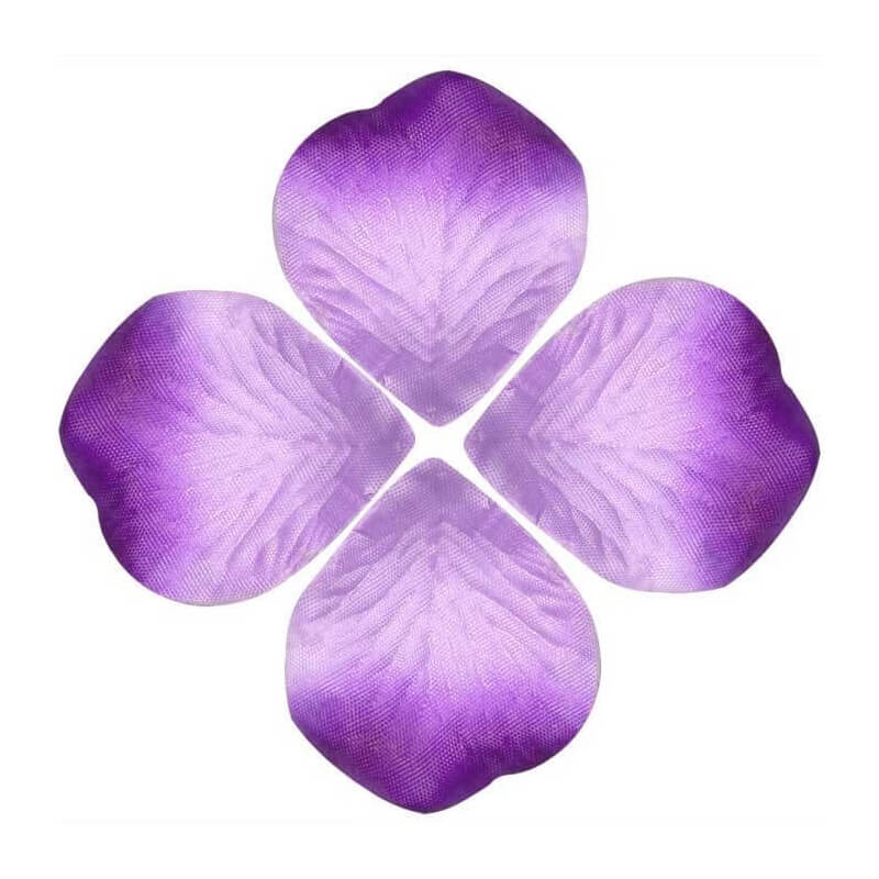 Pétalas de Rosa Artificiais na Cor Lilás para Decoração