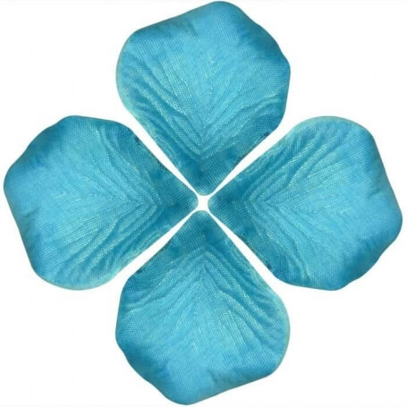 Pétalas de Rosa Azul Turquesa para Decorar festas e eventos