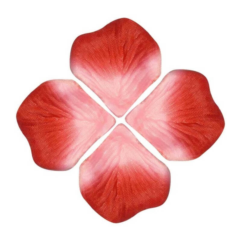 Pétalas de rosa tecido