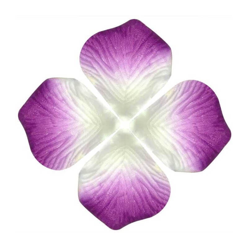 Pétalas de rosa artificiais