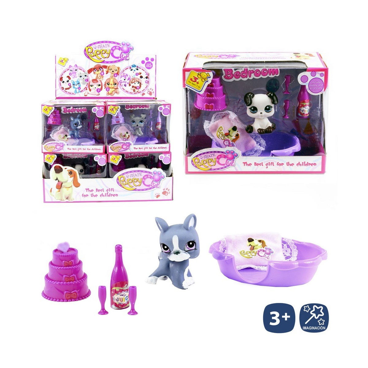 Animal de estimação com banheira e acc.4 m 6 cm