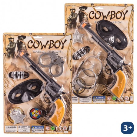 Algemas de arma de cowboy esporas e acessórios 30 cm
