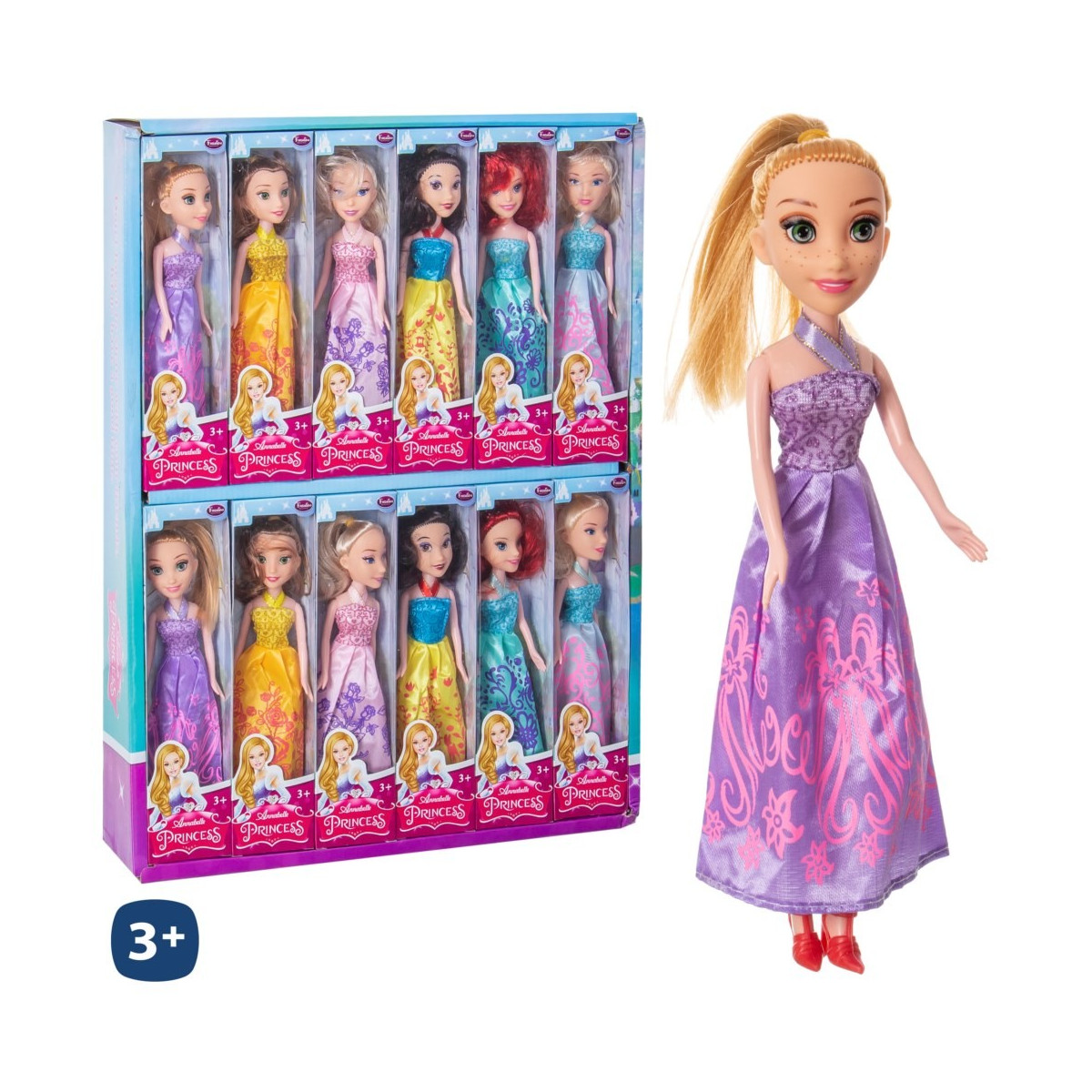 Boneca princesa 6 m 23 cm