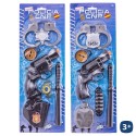 Conjunto polícia s 7 19 cm