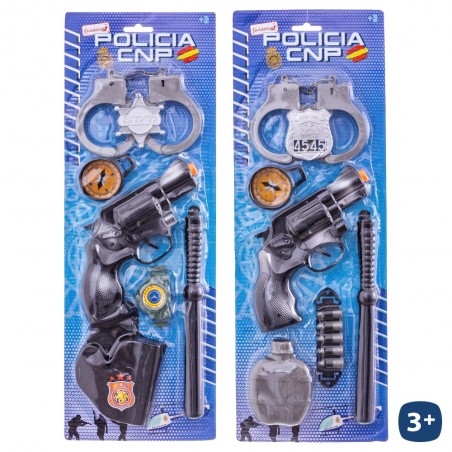 Conjunto polícia s 7 19 cm