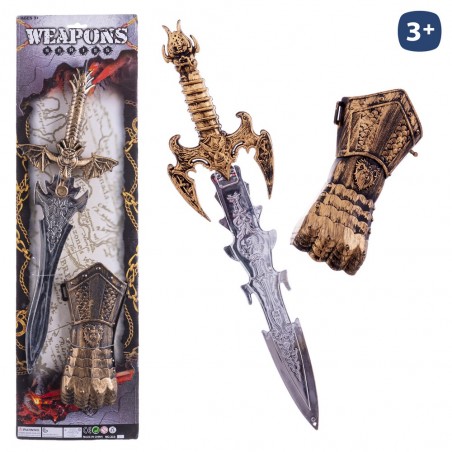 Espada Medieval + Puño 48 Cm