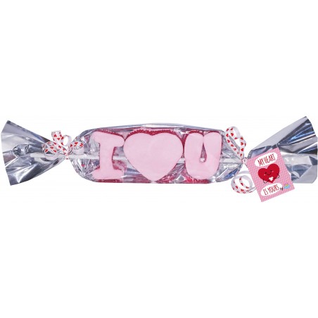 Espetinhos de doces com letras