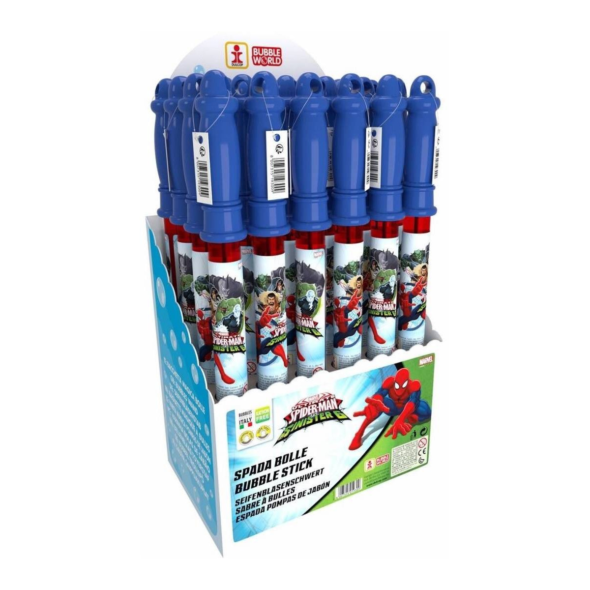 Pompero espada bolhas de sabão homem-aranha