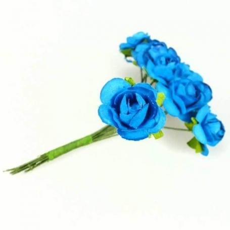 óculos flores azuis