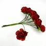Enfeites de flores de papel