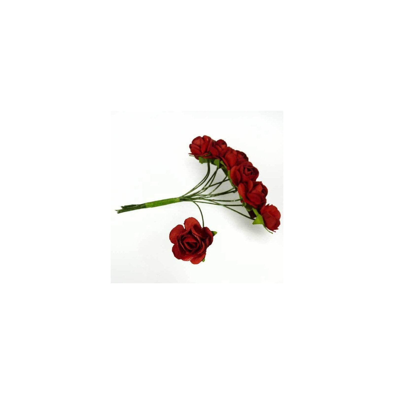 Enfeites de flores de papel