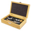 Conjunto de vinho bambu siena