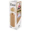 Garrafa de vidro com rolha de bambu cortiça