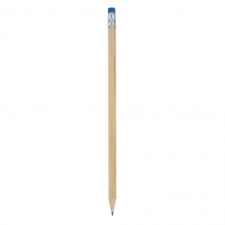 Lápis com borracha azul