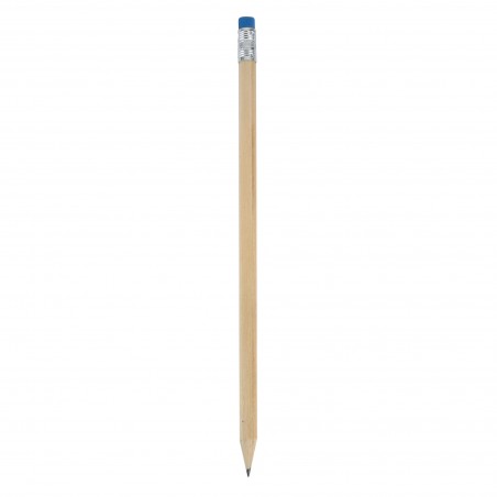 Lápis de madeira com borracha azul