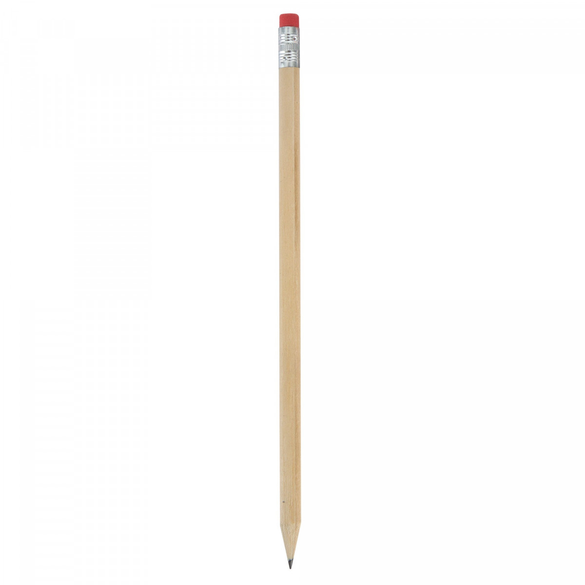 Lápis de madeira com borracha vermelha