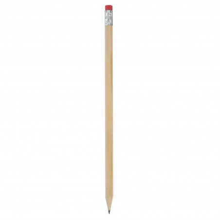 Lápis com borracha colorida vermelha