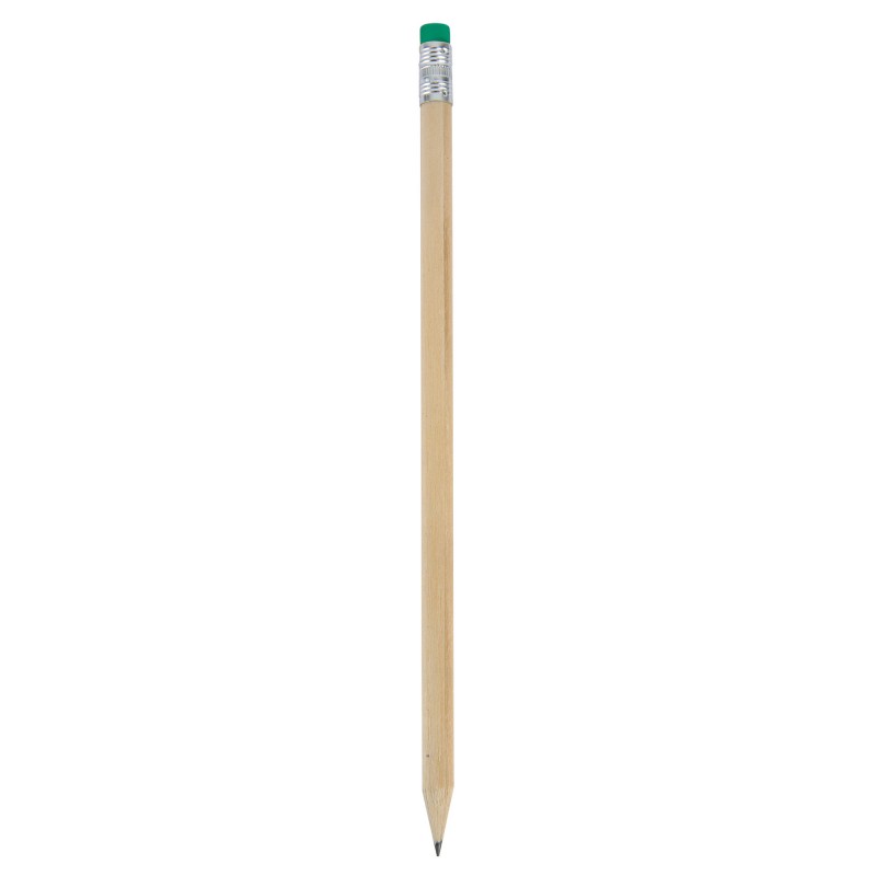 Borracha de lápis de madeira verde