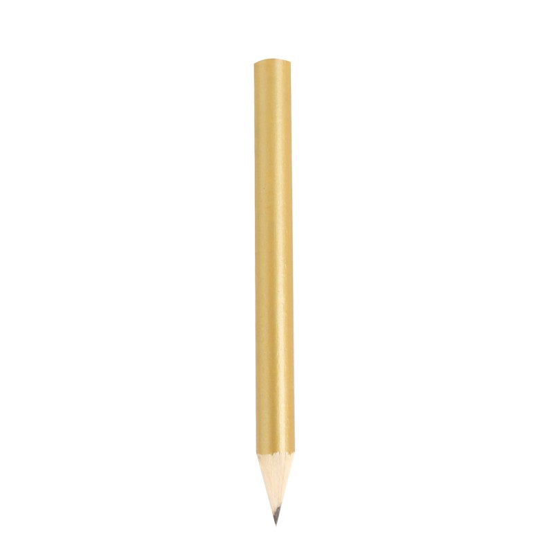 Lápis de madeira metálico ou