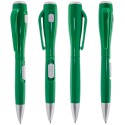 Caneta verde original com lanterna