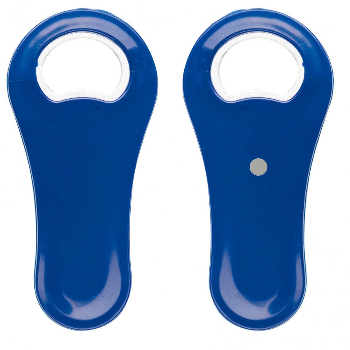 Abridor de garrafas magnético azul