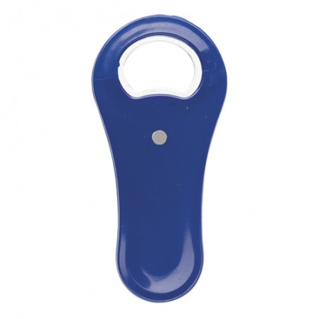 Abridor de garrafas magnético azul