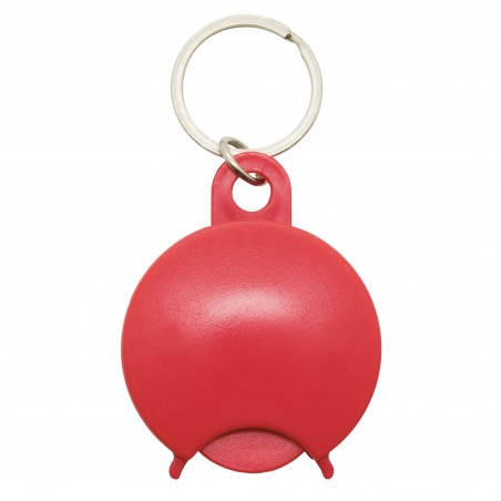 Chaveiro moeda vermelho