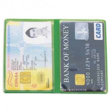 Porta cartões duplo