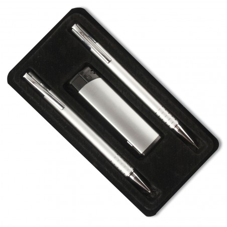 Pen Case 2 Pcs E Isqueiro