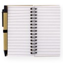Caderno com notas adesivas