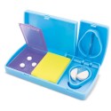 Pastilheiro de Viagem Compacto Multicolor Organizador Prático e Seguro