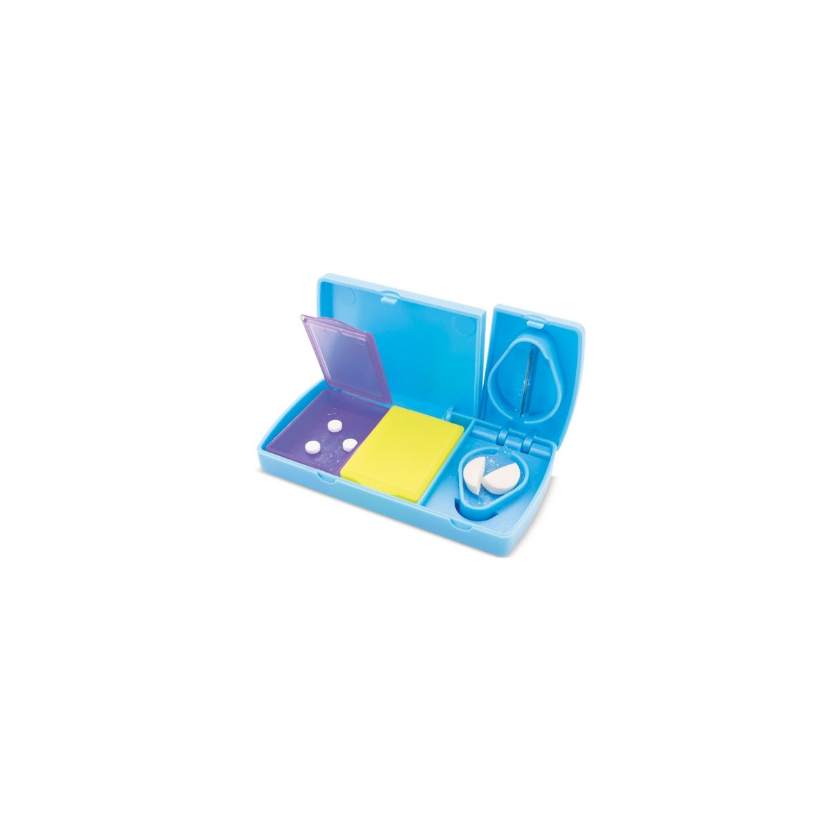 Pastilheiro de Viagem Compacto Multicolor Organizador Prático e Seguro