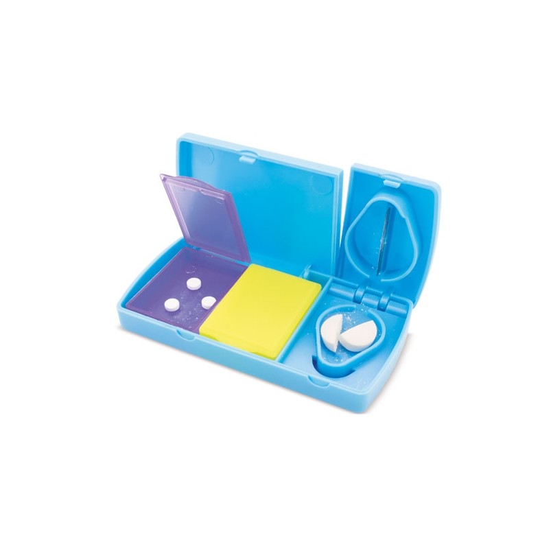 Pastilheiro de Viagem Compacto Multicolor Organizador Prático e Seguro