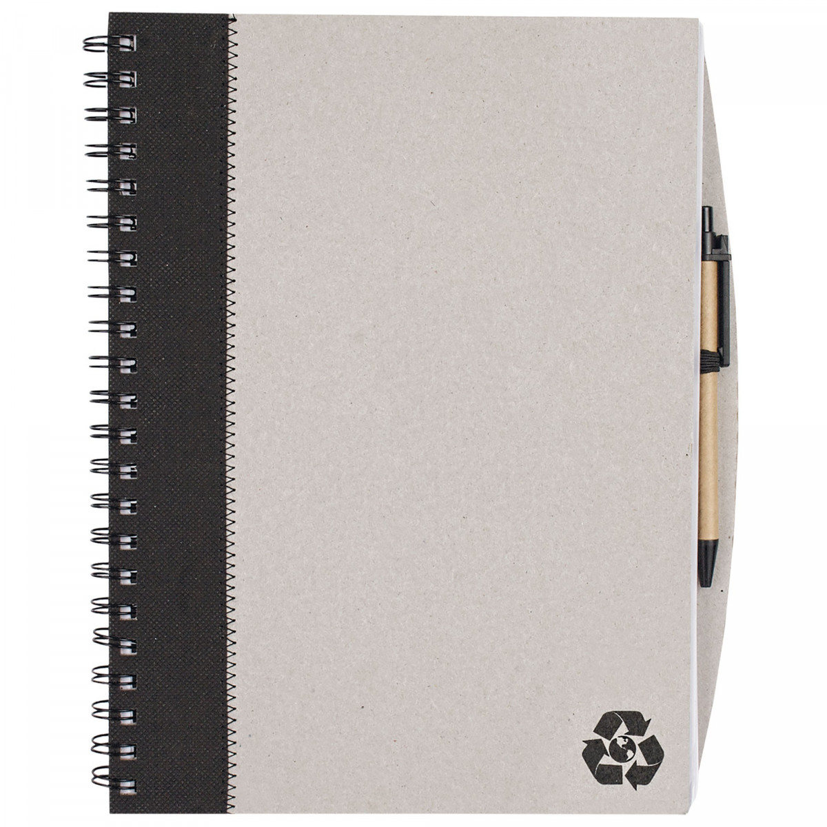 Caderno A4 de papel reciclado