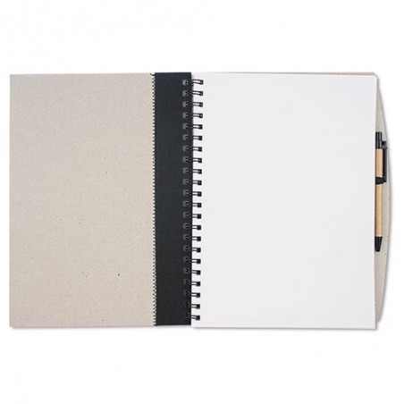Caderno A4 de papel reciclado