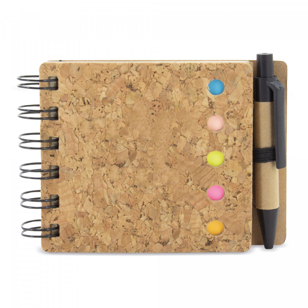 Caderno marcador cortiça