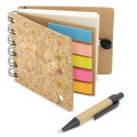 Caderno marcador cortiça