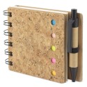 Cork bookmark notebook