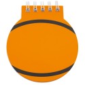 Caderno de esportes de basquete