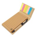 Caderno marcador com caneta de mesa ecolife