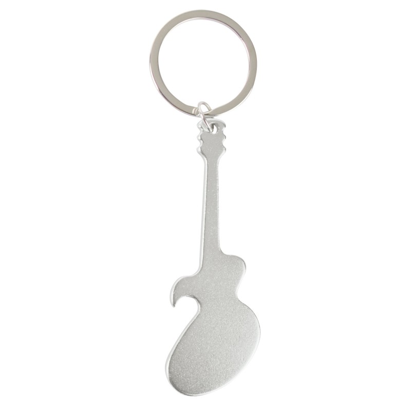 Chaveiro alumínio guitarra pt